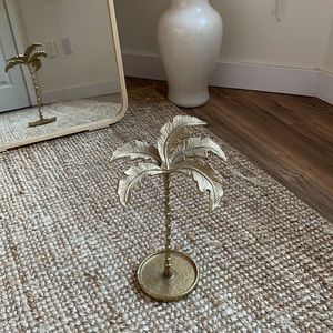 Gold Palm Tree Jewelry Holder/Stand